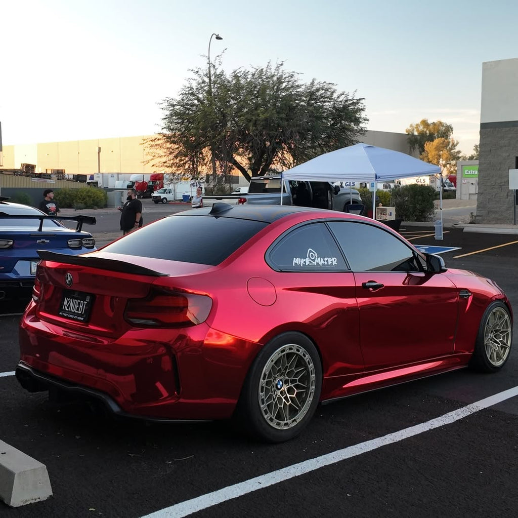 Gloss Mirror Chrome Candy Apple Red Car Vinyl Wrap PET product image 12 - Veloro chrome vinyl wrap