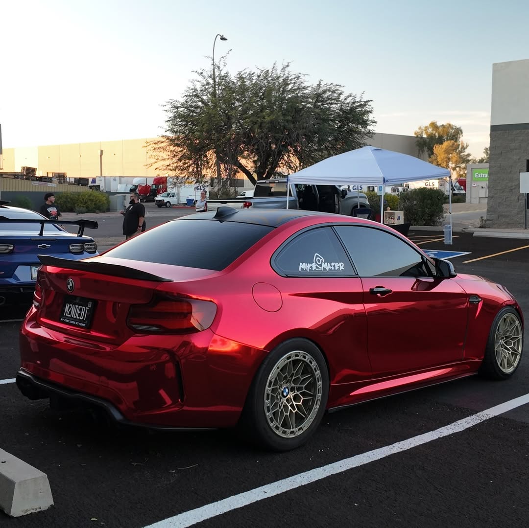 Gloss Mirror Chrome Candy Apple Red Car Vinyl Wrap PET product image 12 - Veloro chrome vinyl wrap