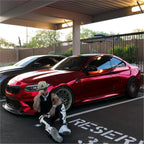 Gloss Mirror Chrome Candy Apple Red Car Vinyl Wrap PET product image 4 - Veloro chrome vinyl wrap