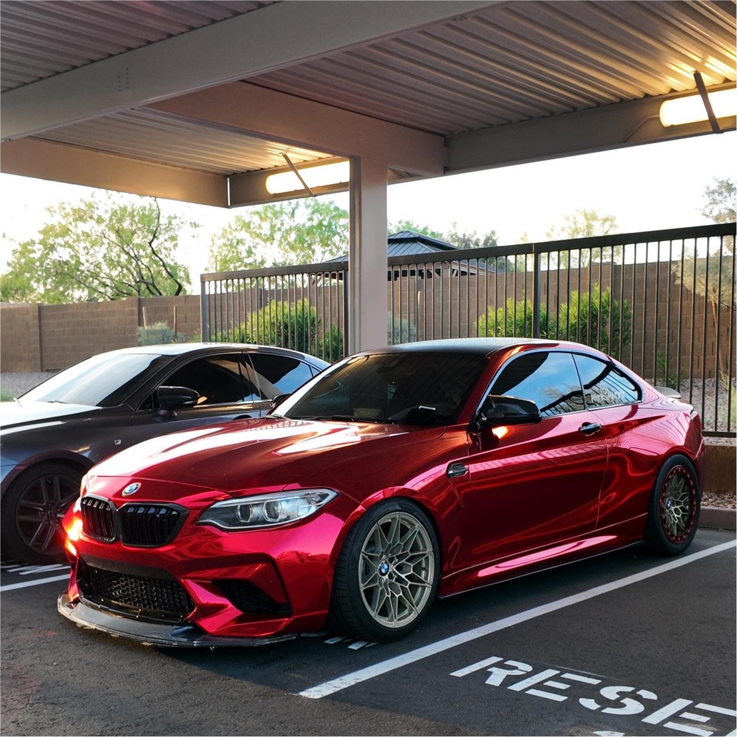 Gloss Mirror Chrome Candy Apple Red Car Vinyl Wrap PET product image 6 - Veloro chrome vinyl wrap