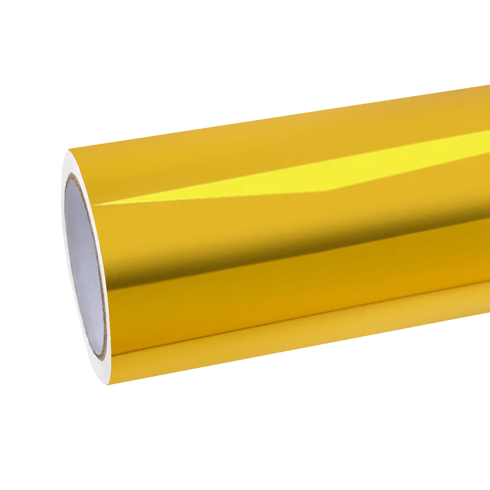 Gloss Mirror Chrome Gold Car Vinyl Wrap PET product image 2 - Veloro chrome vinyl wrap