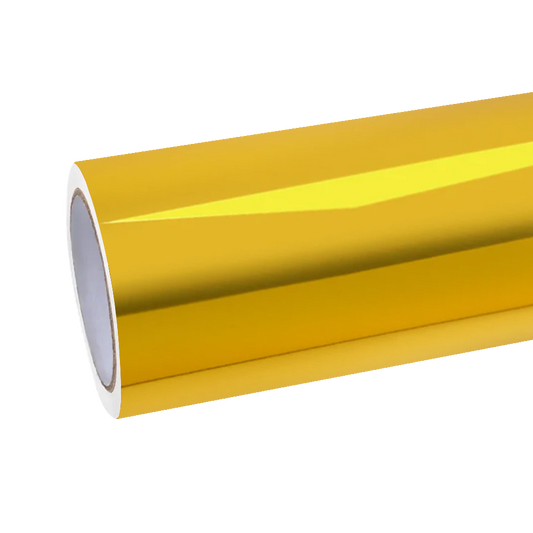 Gloss Mirror Chrome Gold Car Vinyl Wrap PET product image 2 - Veloro chrome vinyl wrap