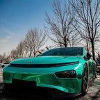 Gloss Mirror Chrome Green Car Vinyl Wrap PET product image 10 - Veloro chrome vinyl wrap