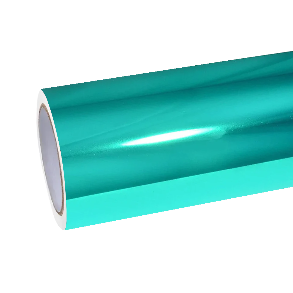 Gloss Mirror Chrome Green Car Vinyl Wrap PET product image 2 - Veloro chrome vinyl wrap