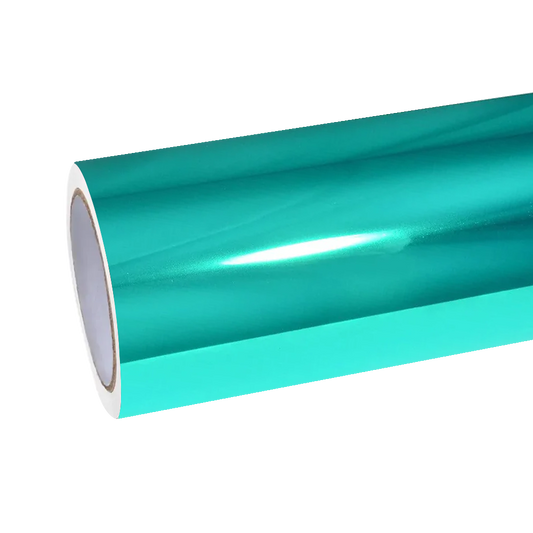 Gloss Mirror Chrome Green Car Vinyl Wrap PET product image 2 - Veloro chrome vinyl wrap