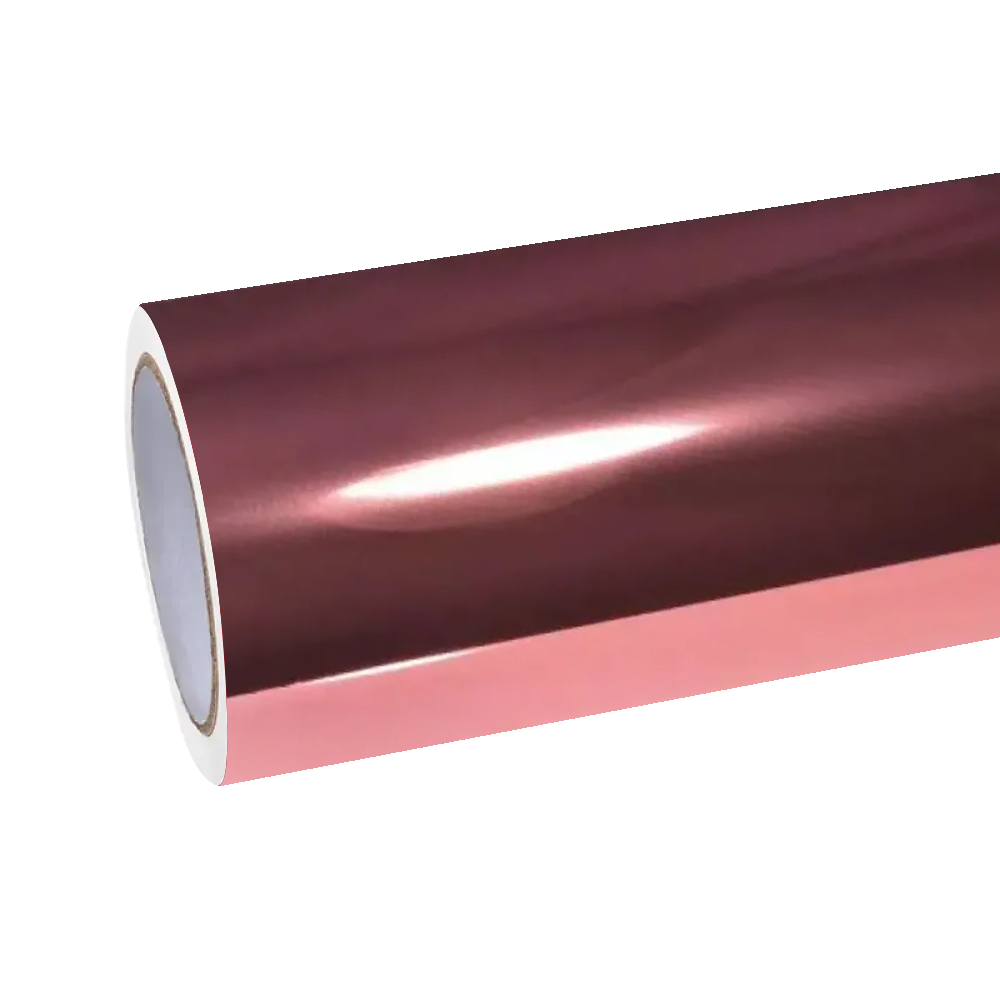 Gloss Mirror Chrome Rose Gold Car Vinyl Wrap PET product image 2 - Veloro chrome vinyl wrap