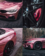 Gloss Mirror Chrome Rose Gold Car Vinyl Wrap PET product image 14 - Veloro chrome vinyl wrap