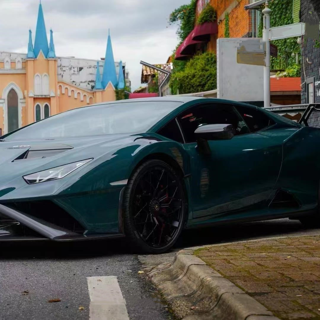 Gloss Mohsen Green Car Vinyl Wrap PET product image 9 - Veloro gloss vinyl wrap