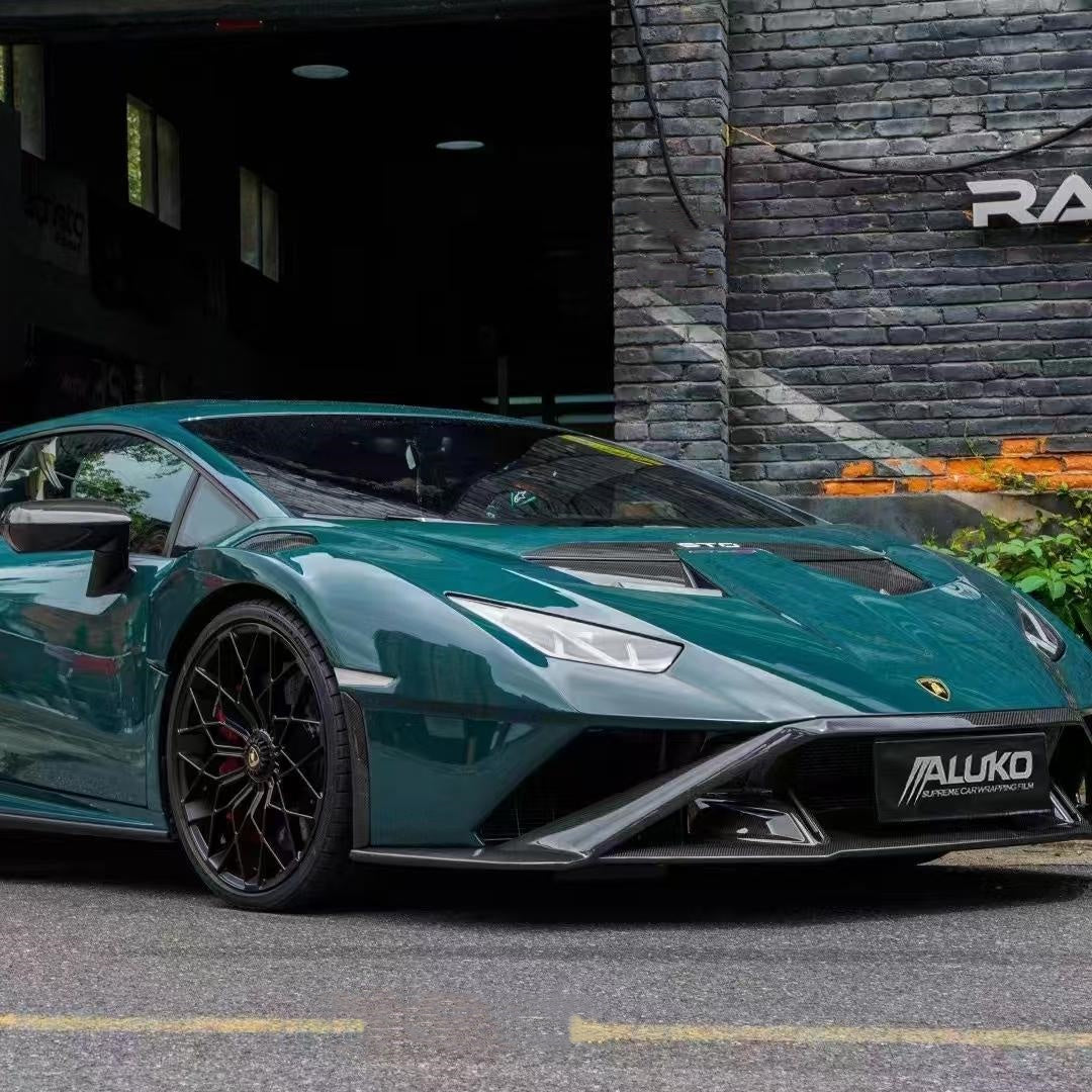 Gloss Mohsen Green Car Vinyl Wrap PET product image 7 - Veloro gloss vinyl wrap