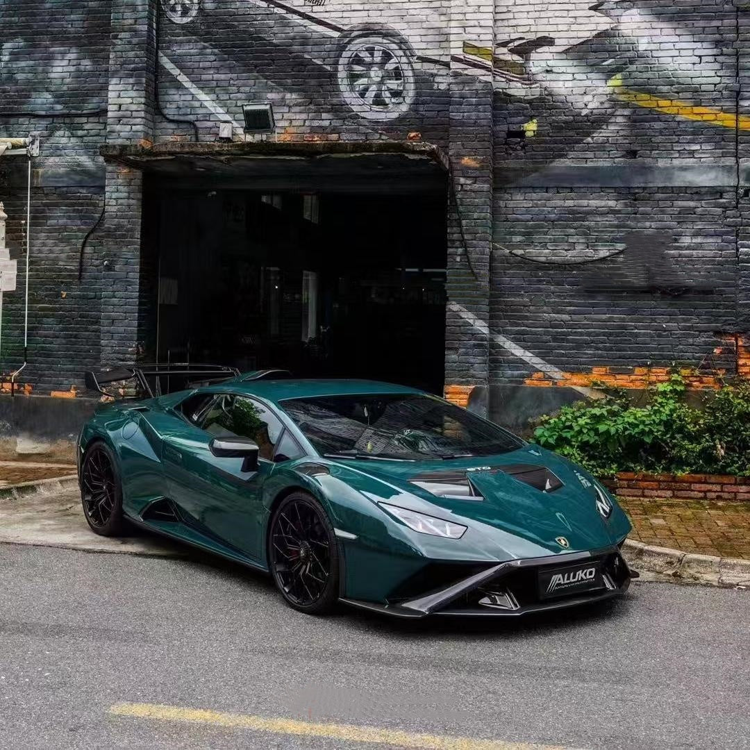 Gloss Mohsen Green Car Vinyl Wrap PET product image 6 - Veloro gloss vinyl wrap