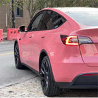 Gloss Morganite Red Car Vinyl Wrap PET product image 4 - Veloro gloss vinyl wrap