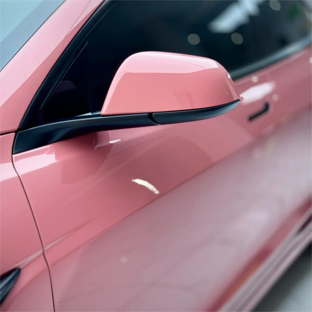 Gloss Morganite Red Car Vinyl Wrap PET product image 7 - Veloro gloss vinyl wrap