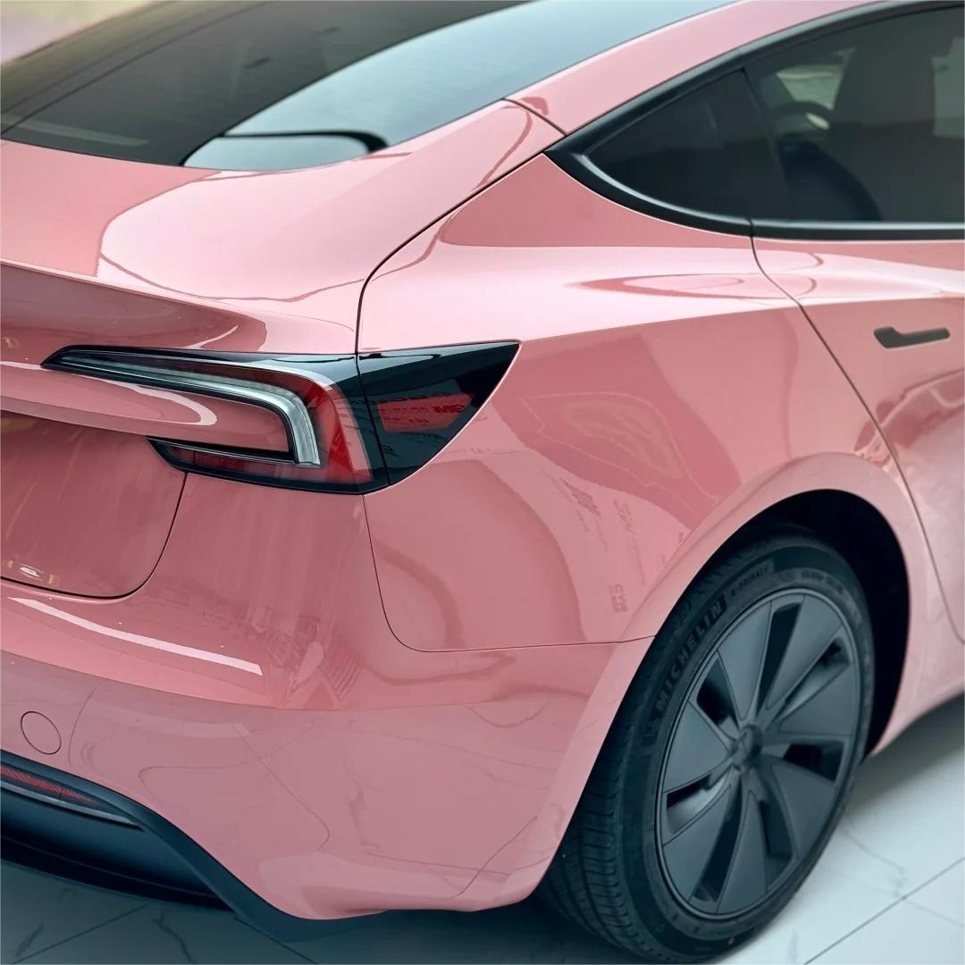 Gloss Morganite Red Car Vinyl Wrap PET product image 8 - Veloro gloss vinyl wrap