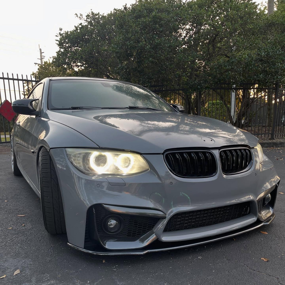Gloss Nardo Grey Car Vinyl Wrap product image 3 - Veloro gloss vinyl wrap