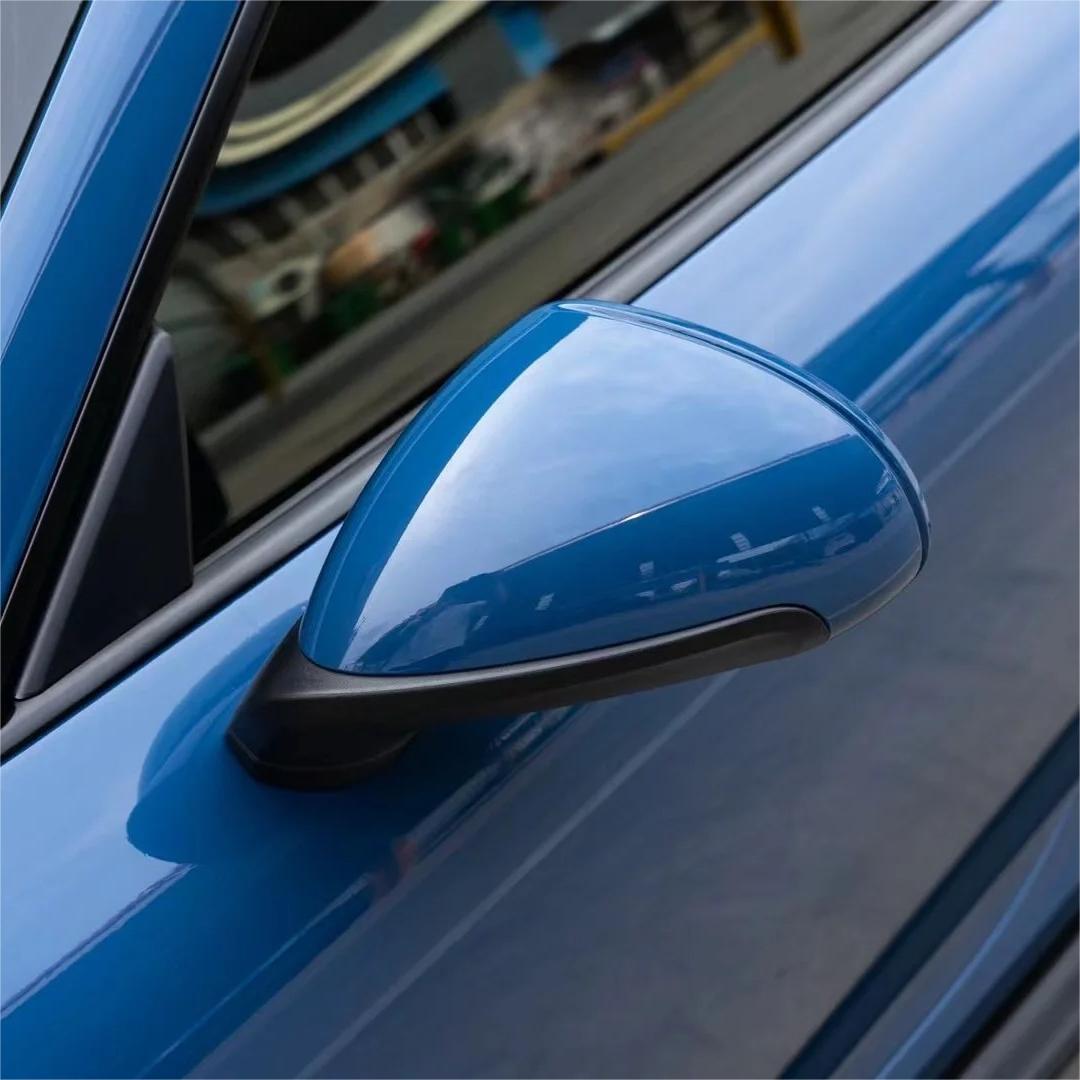 Gloss Neptuen Blue Car Vinyl Wrap PET product image 5 - Veloro gloss vinyl wrap