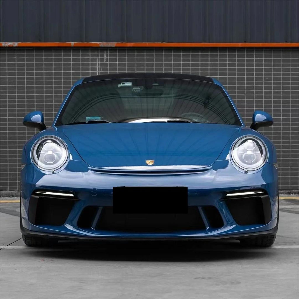 Gloss Neptuen Blue Car Vinyl Wrap PET product image 3 - Veloro gloss vinyl wrap