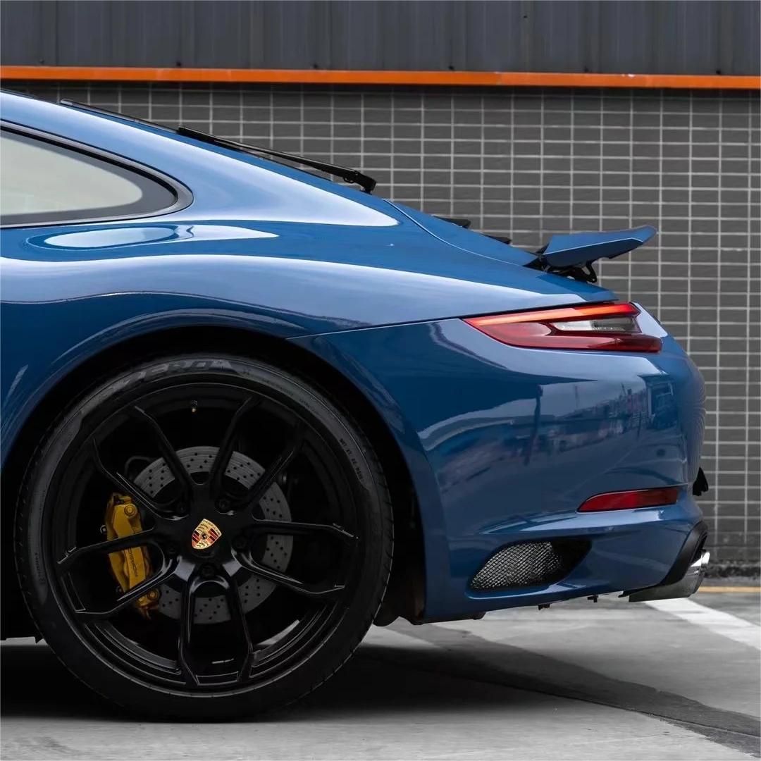Gloss Neptuen Blue Car Vinyl Wrap PET product image 7 - Veloro gloss vinyl wrap