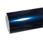 Gloss Paint Metal Dark Blue Car Vinyl Wrap
