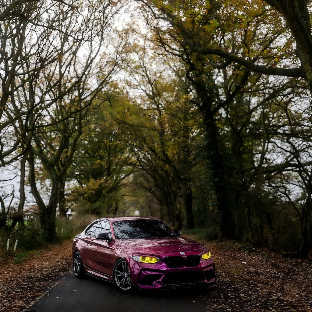Super Glossy Pearl Purple Car Vinyl Wrap PET product image 2 - Veloro gloss vinyl wrap
