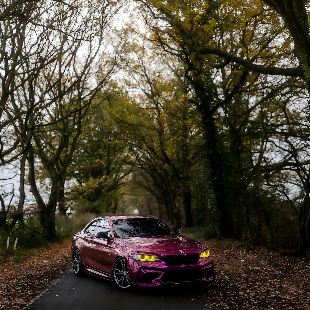 Super Glossy Pearl Purple Car Vinyl Wrap PET product image 2 - Veloro gloss vinyl wrap
