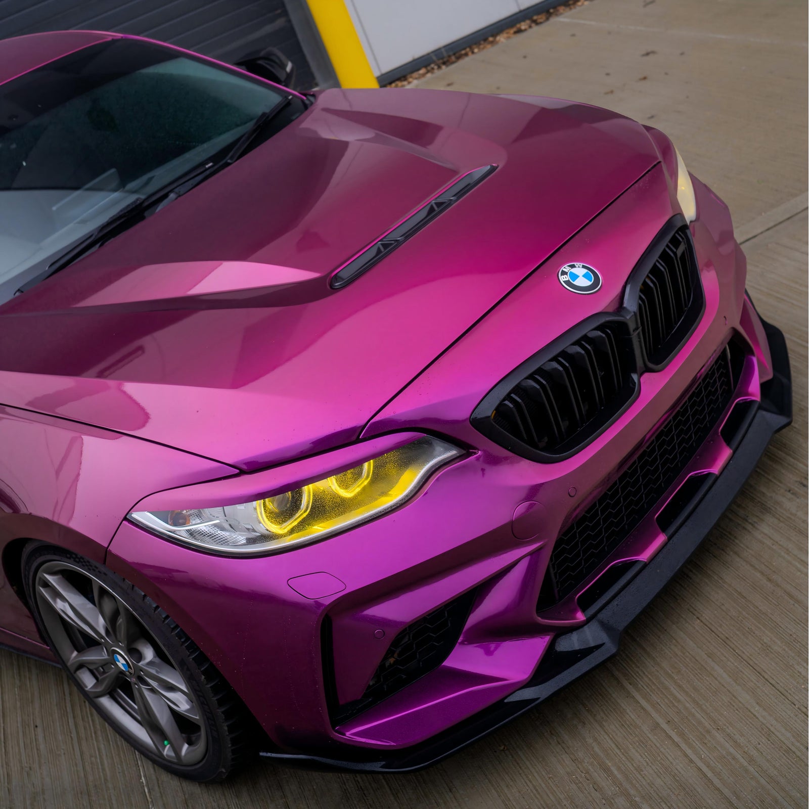 Super Glossy Pearl Purple Car Vinyl Wrap PET product image 7 - Veloro gloss vinyl wrap