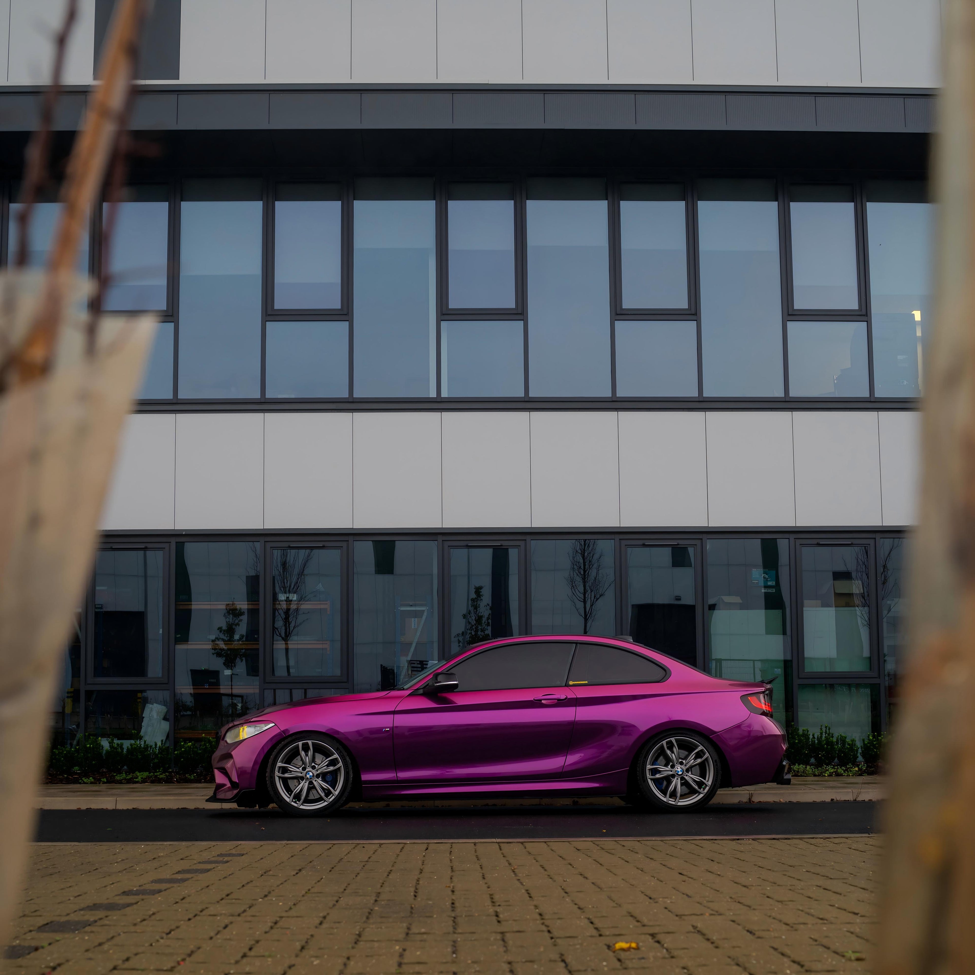 Super Glossy Pearl Purple Car Vinyl Wrap PET product image 6 - Veloro gloss vinyl wrap