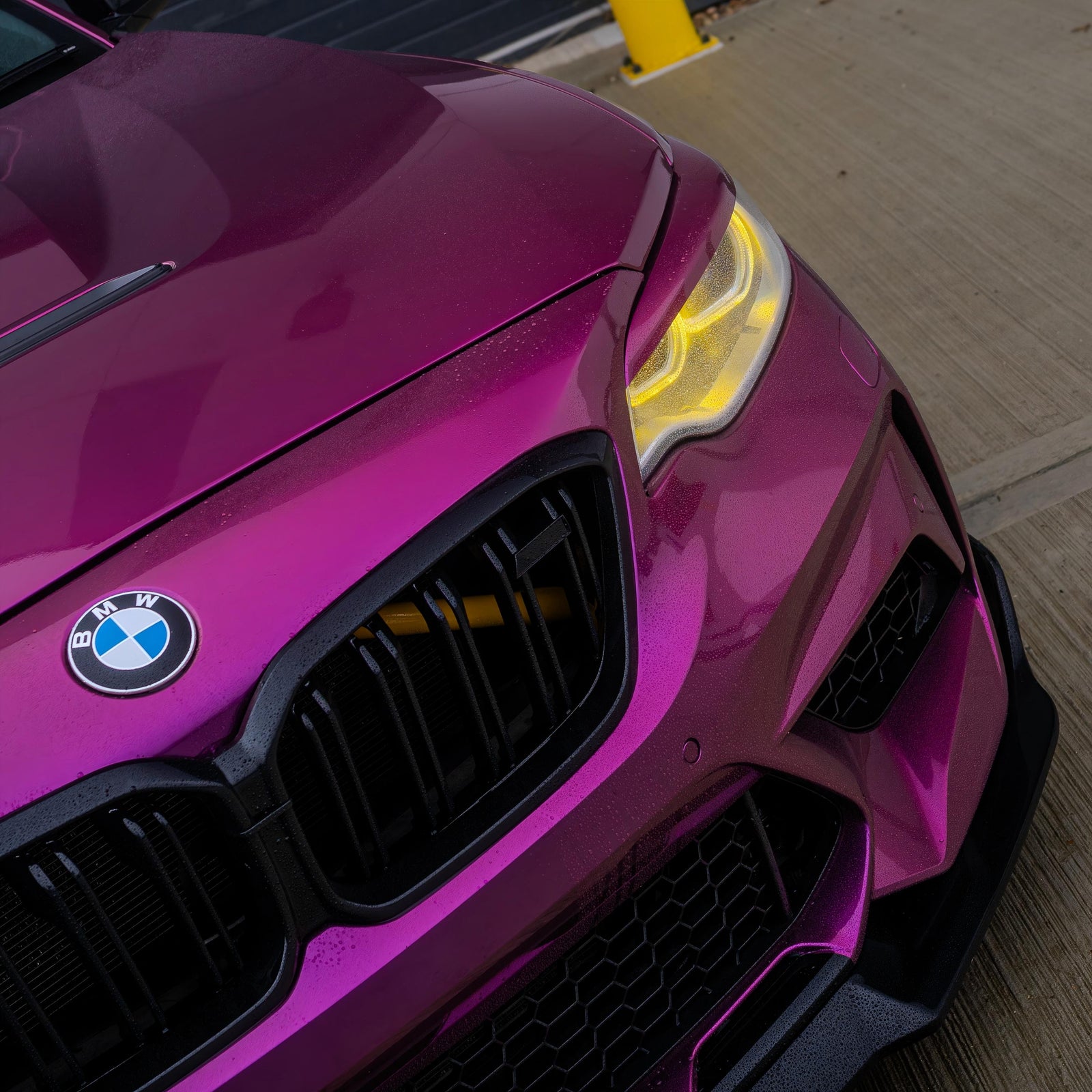 Super Glossy Pearl Purple Car Vinyl Wrap PET product image 8 - Veloro gloss vinyl wrap