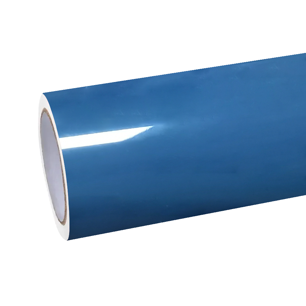 Gloss Petrol Blue Car Vinyl Wrap PET product image 2 - Veloro gloss vinyl wrap