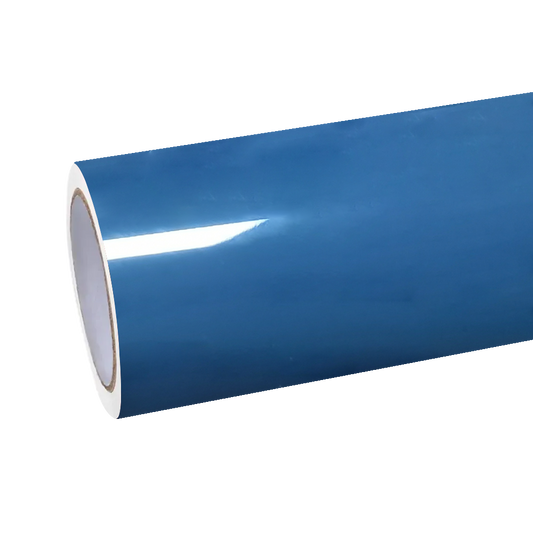 Gloss Petrol Blue Car Vinyl Wrap PET product image 2 - Veloro gloss vinyl wrap