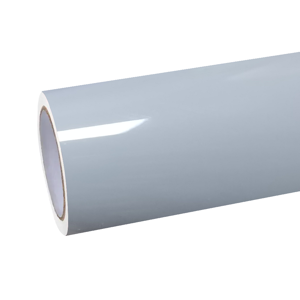 Gloss Porsche Grey Car Vinyl Wrap PET product image 2 - Veloro gloss vinyl wrap