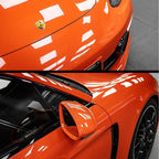 Gloss Porsche Orange Car Vinyl Wrap PET product image 3 - Veloro gloss vinyl wrap