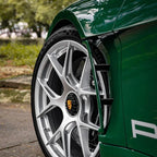 Gloss British Racing Green Car Vinyl Wrap Porsche PET product image 5 - Veloro gloss vinyl wrap