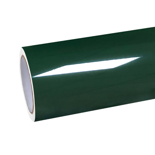 Gloss British Racing Green Car Vinyl Wrap Porsche PET
