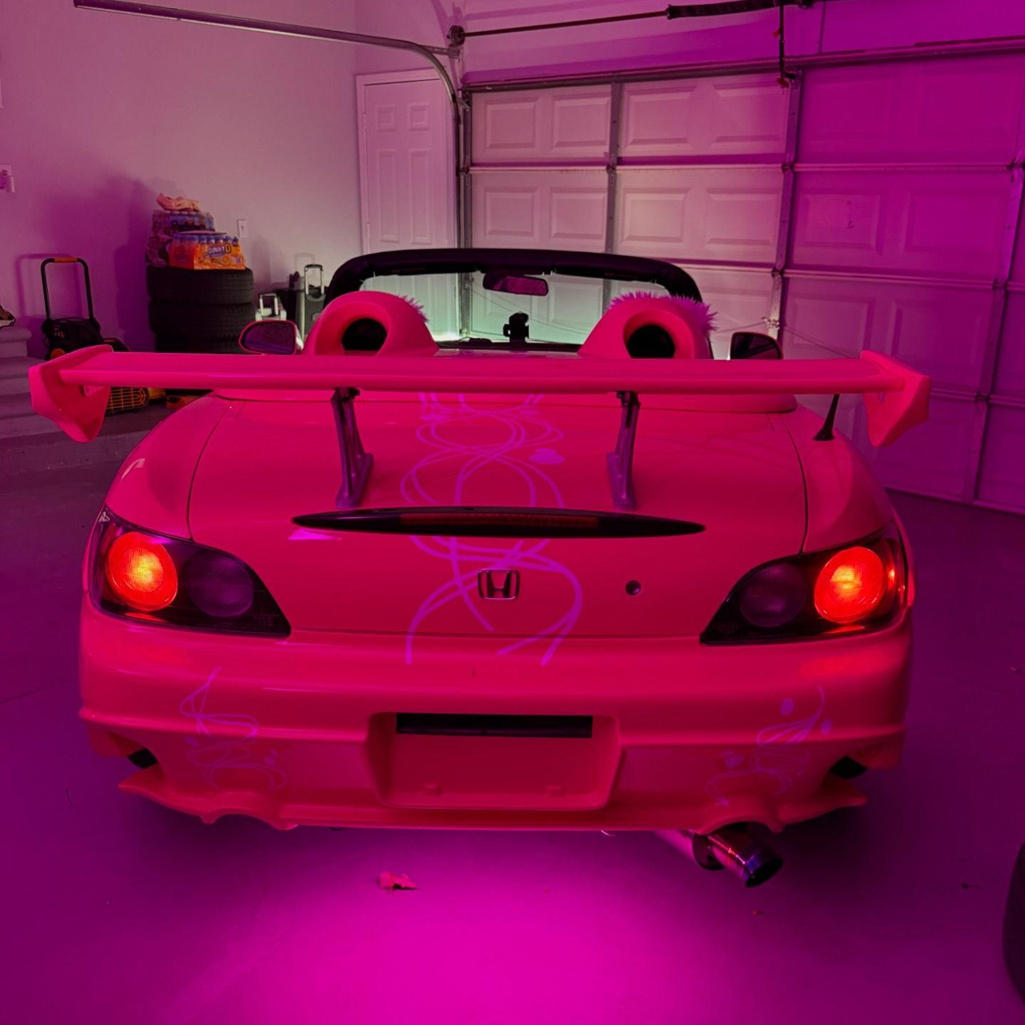 Gloss Princess Pink Car Vinyl Wrap PET product image 6 - Veloro gloss vinyl wrap