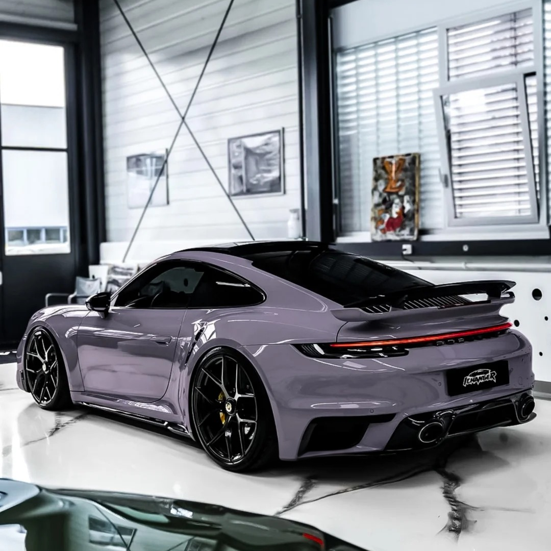Gloss Provence Lavender Purple Car Wrap PET product image 5 - Veloro gloss vinyl wrap