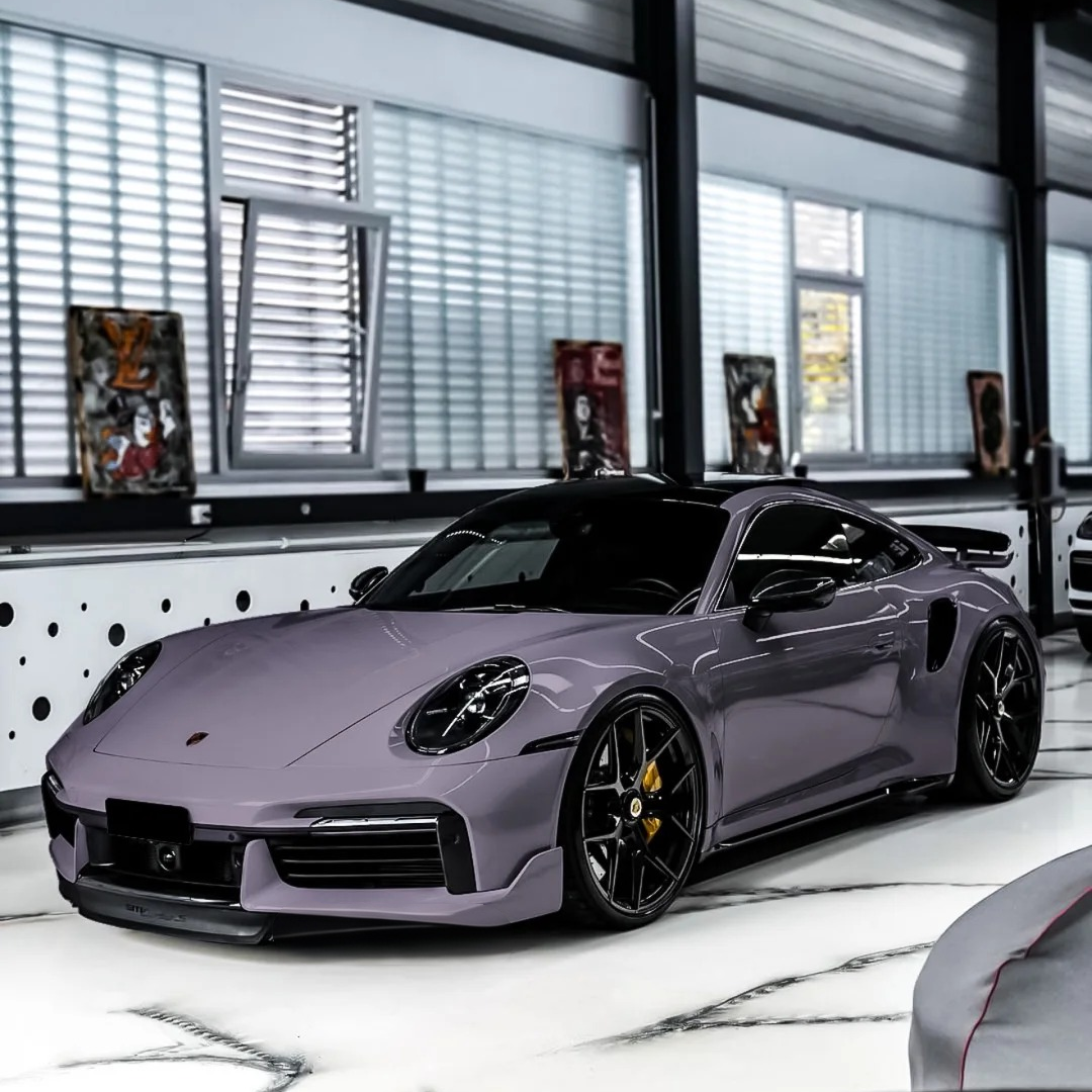 Gloss Provence Lavender Purple Car Wrap PET product image 3 - Veloro gloss vinyl wrap