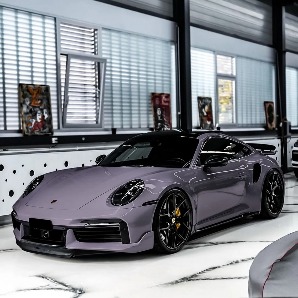 Gloss Provence Lavender Purple Car Wrap PET product image 3 - Veloro gloss vinyl wrap