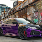 Gloss Purple Holographic Chrome Laser Car Vinyl Wrap product image 8 - Veloro chrome vinyl wrap
