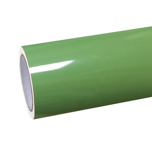 Gloss Racing Green Car Vinyl Wrap PET