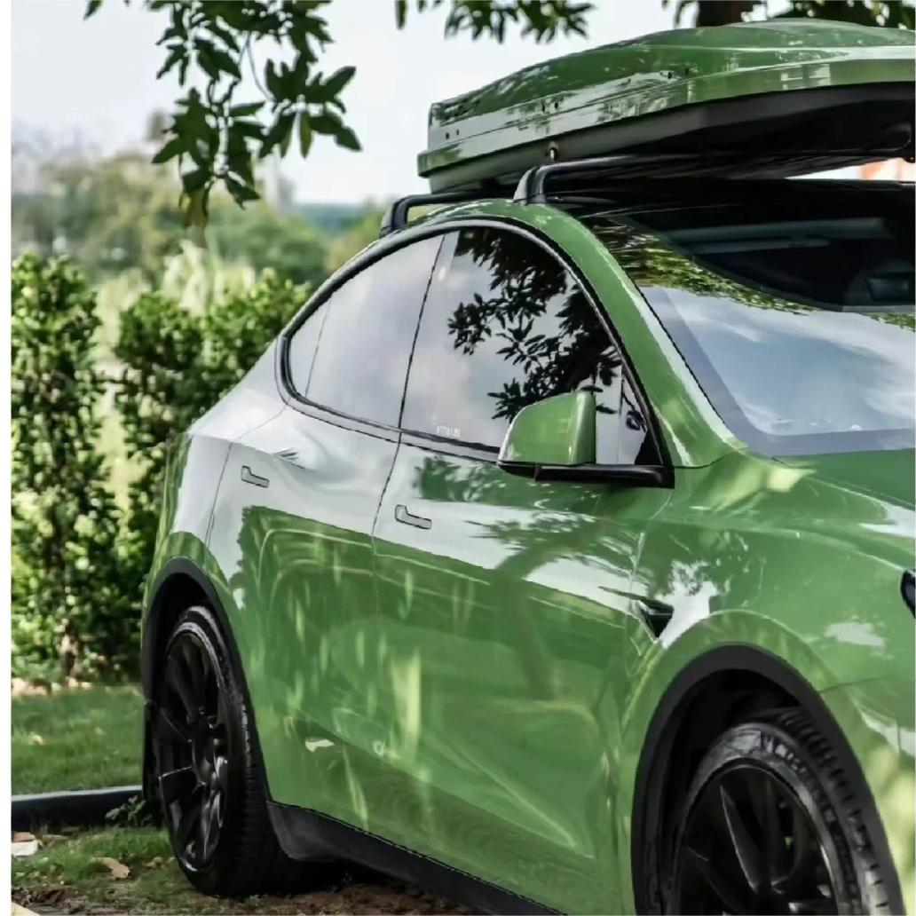 Gloss Racing Green Car Vinyl Wrap PET product image 4 - Veloro gloss vinyl wrap