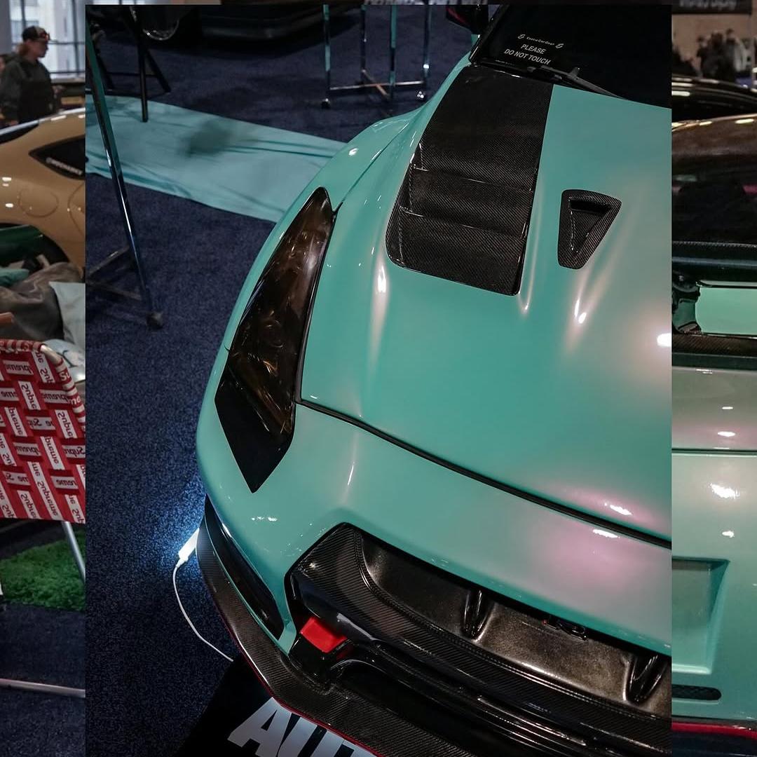 Gloss Racing Tiffany Blue Car Vinyl Wrap PET product image 8 - Veloro gloss vinyl wrap