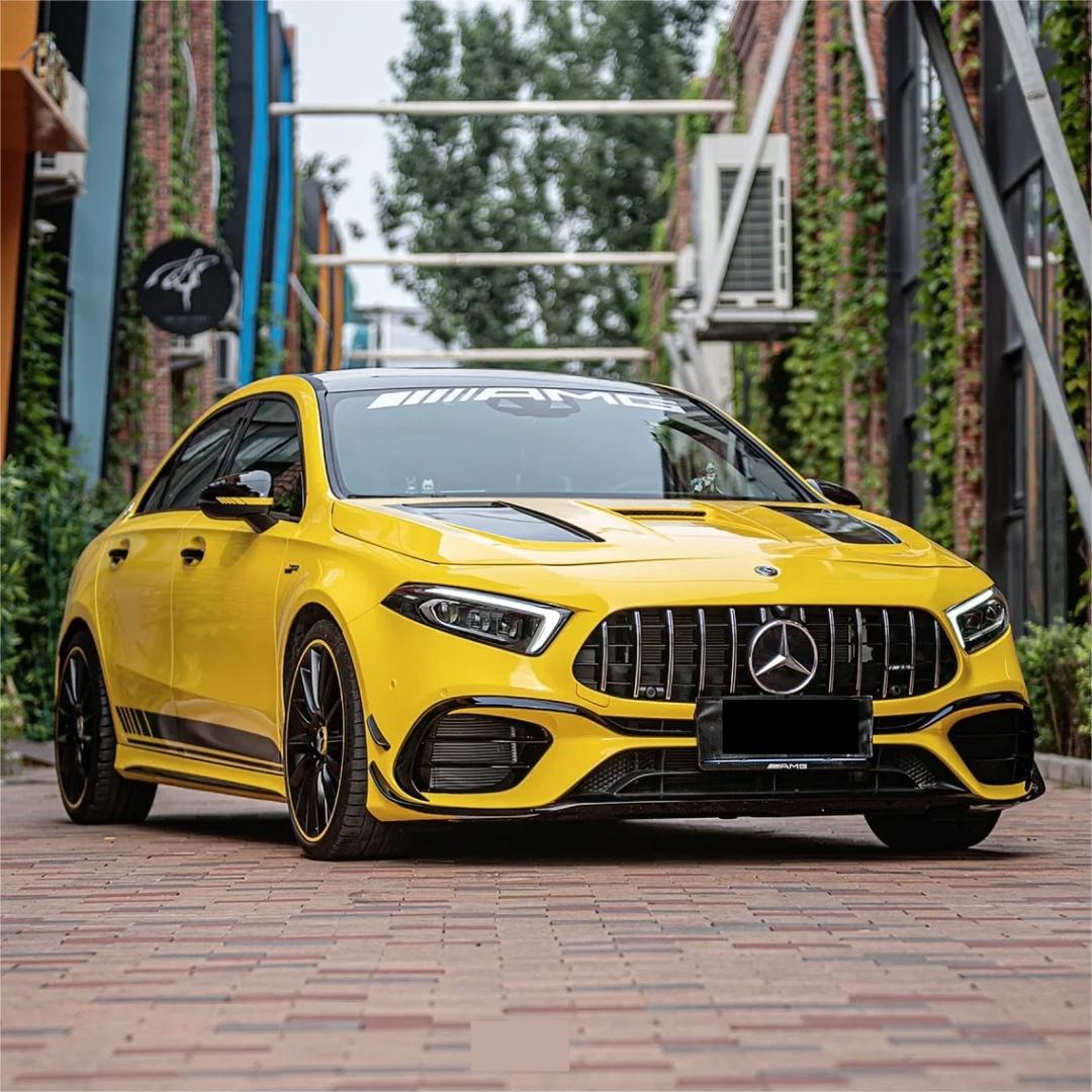 Gloss Racing Yellow Car Vinyl Wrap PET product image 6 - Veloro gloss vinyl wrap