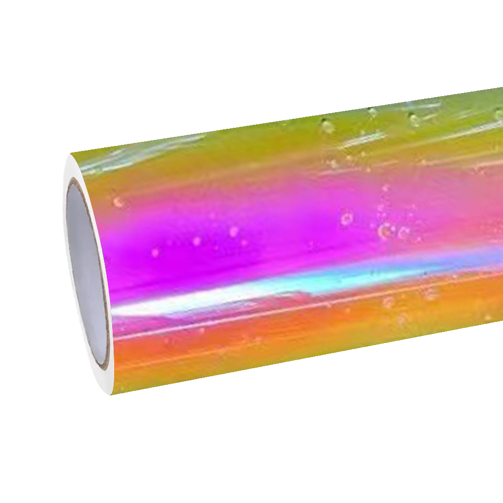 Gloss Rainbow Chrome Holographic Pink Car Vinyl Wrap product image 2 - Veloro chrome vinyl wrap