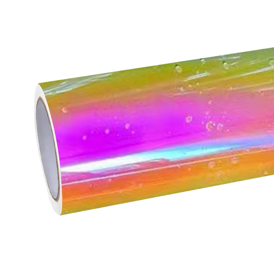 Gloss Rainbow Chrome Holographic Pink Car Vinyl Wrap product image 2 - Veloro chrome vinyl wrap