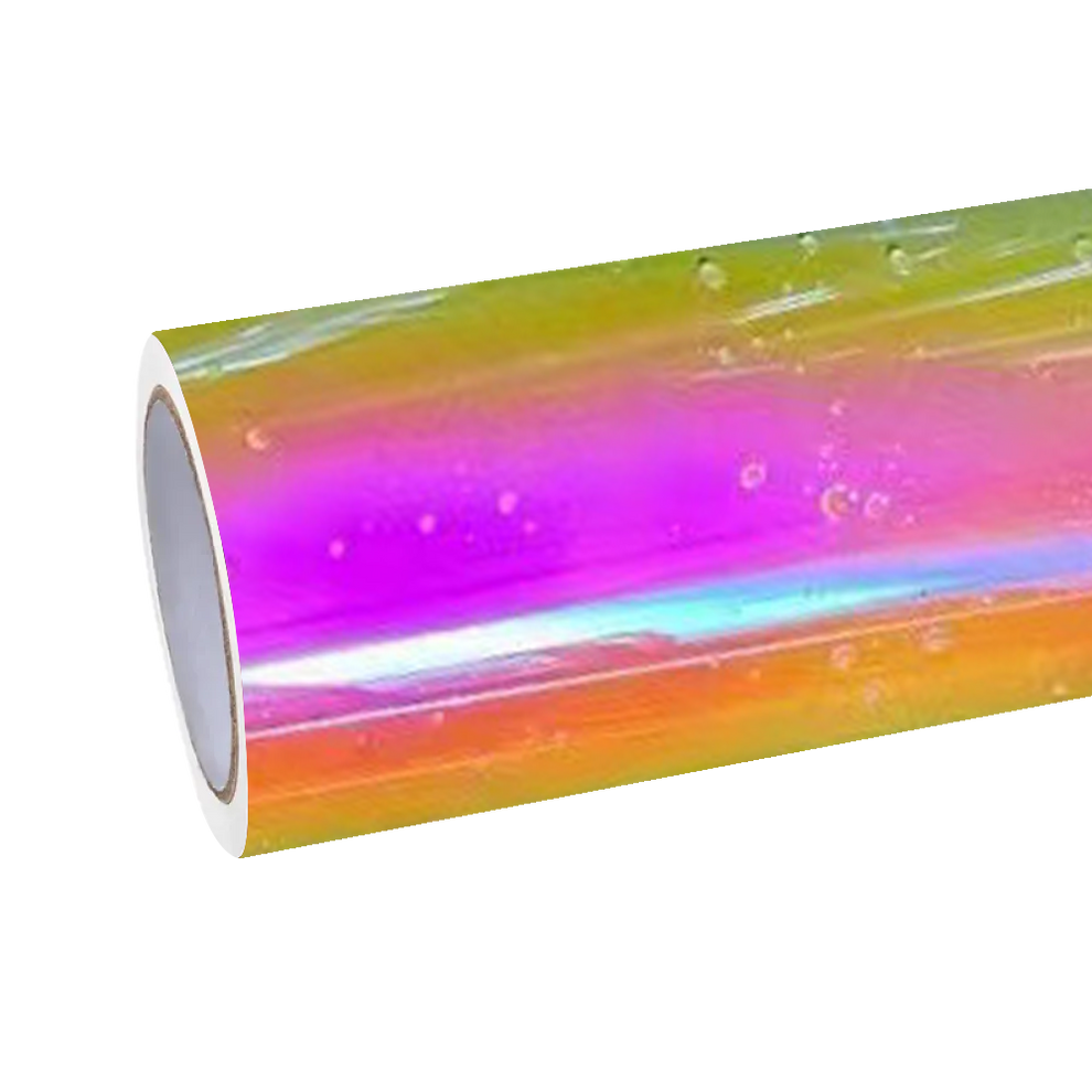 Gloss Rainbow Chrome Holographic Pink Car Vinyl Wrap product image 2 - Veloro chrome vinyl wrap