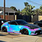 Gloss Rainbow Holographic Chrome White Car Vinyl Wrap PET product image 4 - Veloro chrome vinyl wrap