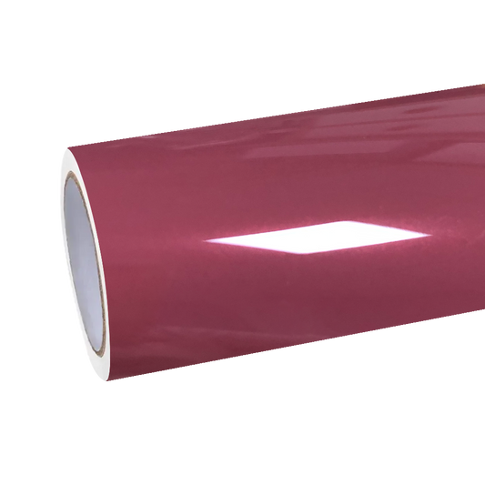 Gloss Plum Sauce Pink Car Vinyl Wrap PET
