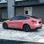 Gloss Plum Sauce Pink Car Vinyl Wrap PET product image 7 - Veloro gloss vinyl wrap