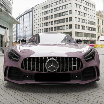 Gloss Rose Latte Pink Car Vinyl Wrap PET product image 3 - Veloro gloss vinyl wrap
