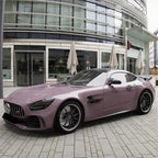 Gloss Rose Latte Pink Car Vinyl Wrap PET product image 9 - Veloro gloss vinyl wrap